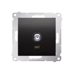 Simon 54 WMDA-05xxxx-048 Gniazdo antenowe SAT pojedyncze (moduł). Do instalacji indywidualnych; antracyt