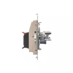 Simon 54 WMDG-01000x-041 Gniazdo głośnikowe 1-krotne z polem opisowym (moduł). Przekrój przewodów dla wejścia i wyjścia 2,5 mm2; kremowy