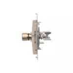 Simon 54 WMDG-010002-041 Gniazdo głośnikowe pojedyncze (moduł). Przekrój przewodów dla wyjścia do 6 mm2; kremowy