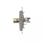 Simon 54 WMDG-010002-043 Gniazdo głośnikowe pojedyncze (moduł). Przekrój przewodów dla wyjścia do 6 mm2; srebrny mat