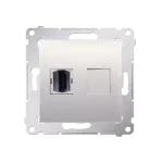 Simon 54 WMDH-0XXXX1-041 Gniazdo HDMI (moduł); kremowy