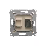 Simon 54 WMDH-0XXXX1-041 Gniazdo HDMI (moduł); kremowy