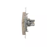 Simon 54 WMDH-0XXXX1-044 Gniazdo HDMI (moduł); złoty mat