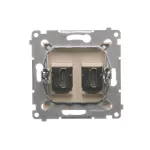 Simon 54 WMDH-0XXXX2-041 Gniazdo HDMI podwójne (moduł); kremowy