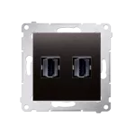 Simon 54 WMDH-0XXXX2-048 Gniazdo HDMI podwójne (moduł); antracyt