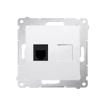 Simon 54 WMDT-0010xx-011 Gniazdo telefoniczne pojedyncze RJ12 (moduł); biały