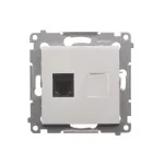 Simon 54 WMDT-0010xx-011 Gniazdo telefoniczne pojedyncze RJ12 (moduł); biały