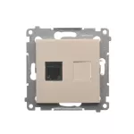 Simon 54 WMDT-0010xx-041 Gniazdo telefoniczne pojedyncze RJ12 (moduł); kremowy