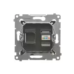 Simon 54 WMDT-0010xx-048 Gniazdo telefoniczne pojedyncze RJ12 (moduł); antracyt