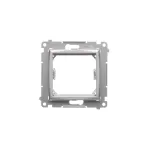 Simon 54 WMDZ-74x3xx-043 Adapter (przejściówka) na osprzęt standardu 45 × 45 mm; srebrny mat Do gniazd teleinformatycznych Simon Connect