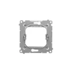 Simon 54 WMDZ-74x3xx-043 Adapter (przejściówka) na osprzęt standardu 45 × 45 mm; srebrny mat Do gniazd teleinformatycznych Simon Connect