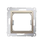 Simon 54 WMDZ-74x3xx-044 Adapter (przejściówka) na osprzęt standardu 45 × 45 mm; złoty mat Do gniazd teleinformatycznych Simon Connect