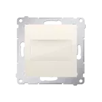Simon 54 WMDZ-611xx1-041 Zaślepka ramki (moduł). Mocowanie za pomocą łapek lub wkrętów; kremowy