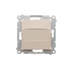 Simon 54 WMDZ-611xx1-041 Zaślepka ramki (moduł). Mocowanie za pomocą łapek lub wkrętów; kremowy
