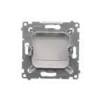 Simon 54 WMDZ-611xx1-043 Zaślepka ramki (moduł). Mocowanie za pomocą łapek lub wkrętów; srebrny mat