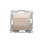 Simon 54 WMDZ-611xx1-044 Zaślepka ramki (moduł). Mocowanie za pomocą łapek lub wkrętów; złoty mat