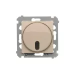 Simon 54 WMDS-007x0x-041 Ściemniacz naciskowy i zdalnie sterowany (moduł) 20–500 W; kremowy