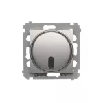 Simon 54 WMDS-007x0x-043 Ściemniacz naciskowy i zdalnie sterowany (moduł) 20–500 W; srebrny mat