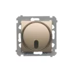 Simon 54 WMDS-007x0x-044 Ściemniacz naciskowy i zdalnie sterowany (moduł) 20–500 W; złoty mat