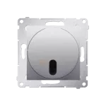 Simon 54 WMDL-001xPx-043 Łącznik zdalnie sterowany z przekaźnikiem (moduł) 8(2) A, 230V~; srebrny mat Wymagana instalacja 3-przewodowa