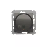 Simon 54 WMDL-001xPx-048 Łącznik zdalnie sterowany z przekaźnikiem (moduł) 8(2) A, 230V~; antracyt Wymagana instalacja 3-przewodowa