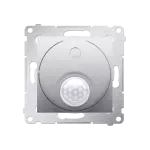 Simon 54 WMDR-001R00-043 Łącznik z czujnikiem ruchu z przekaźnikiem (moduł) 8(2) A, 230V~; srebrny mat Wymagana instalacja 3-przewodowa