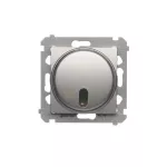 Simon 54 WMDC-008N0P-043 Łącznik z opóźnieniem wyłaczenia z przekaźnikiem (moduł) 8(2) A, 230V~; srebrny mat Wymagana instalacja 3-przewodowa