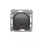 Simon 54 WMDC-008N0P-048 Łącznik z opóźnieniem wyłaczenia z przekaźnikiem (moduł) 8(2) A, 230V~; antracyt Wymagana instalacja 3-przewodowa