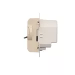 Simon 54 WMDR-02xxxx-041 Regulator temperatury z czujnikiem wewnętrznym (moduł) 16(2) A, 230V~. Montaż na wkręty; kremowy