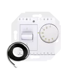 Simon 54 WMDR-01xxxx-011 Regulator temperatury z czujnikiem zewnętrznym (moduł) 16(2) A, 230V~. W komplecie czujnik zewnętrzny (sonda). Montaż na wkręty; biały