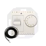 Simon 54 WMDR-01xxxx-041 Regulator temperatury z czujnikiem zewnętrznym (moduł) 16(2) A, 230V~. W komplecie czujnik zewnętrzny (sonda). Montaż na wkręty; kremowy