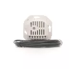 Simon 54 WMDR-01xxxx-043 Regulator temperatury z czujnikiem zewnętrznym (moduł) 16(2) A, 230V~. W komplecie czujnik zewnętrzny (sonda). Montaż na wkręty; srebrny mat