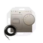 Simon 54 WMDR-01xxxx-044 Regulator temperatury z czujnikiem zewnętrznym (moduł) 16(2) A, 230V~. W komplecie czujnik zewnętrzny (sonda). Montaż na wkręty; złoty mat