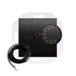 Simon 54 WMDR-01xxxx-048 Regulator temperatury z czujnikiem zewnętrznym (moduł) 16(2) A, 230V~. W komplecie czujnik zewnętrzny (sonda). Montaż na wkręty; antracyt