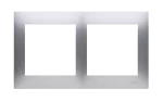 Simon 54 Premium WMDZ-0120xx-043 Ramka 2-krotna PREMIUM IP20 / IP44; srebrny mat