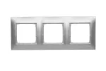 Simon 54 Premium WMDZ-0130xx-043 Ramka 3-krotna PREMIUM IP20 / IP44; srebrny mat