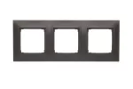 Simon 54 Premium WMDZ-0130xx-046 Ramka 3-krotna PREMIUM IP20 / IP44; brąz mat