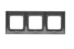 Simon 54 Premium WMDZ-0130xx-046 Ramka 3-krotna PREMIUM IP20 / IP44; brąz mat