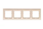 Simon 54 Premium WMDZ-0140xx-041 Ramka 4-krotna PREMIUM IP20 / IP44; kremowy