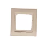 Simon 54 Premium WMDZ-0110xK-041 Ramka 1-krotna PREMIUM do puszek karton-gips IP20 / IP44; kremowy