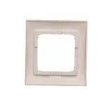 Simon 54 Premium WMDZ-0110xK-044 Ramka 1-krotna PREMIUM do puszek karton-gips IP20 / IP44; złoty mat