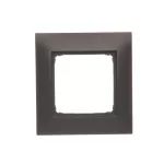 Simon 54 Premium WMDZ-0110xK-046 Ramka 1-krotna PREMIUM do puszek karton-gips IP20 / IP44; brąz mat