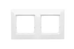 Simon 54 Premium WMDZ-0120xK-011 Ramka 2-krotna PREMIUM do puszek karton-gips IP20 / IP44; biały