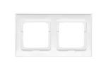 Simon 54 Premium WMDZ-0120xK-011 Ramka 2-krotna PREMIUM do puszek karton-gips IP20 / IP44; biały
