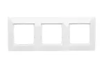 Simon 54 Premium WMDZ-0130xK-011 Ramka 3-krotna PREMIUM do puszek karton-gips IP20 / IP44; biały