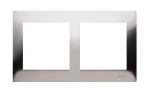 Simon 54 Premium WMDZ-0120xM-061 Ramka 2-krotna PREMIUM IP20 / IP44; inox