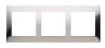 Simon 54 Premium WMDZ-0130xM-061 Ramka 3-krotna PREMIUM IP20 / IP44; inox