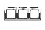 Simon 54 Premium WMDZ-0130xM-063 Ramka 3-krotna PREMIUM IP20 / IP44; chrom
