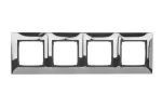 Simon 54 Premium WMDZ-0140xM-063 Ramka 4-krotna PREMIUM IP20 / IP44; chrom