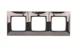 Simon 54 Premium WMDZ-0130xM-067 Ramka 3-krotna PREMIUM IP20 / IP44; ciemna stal